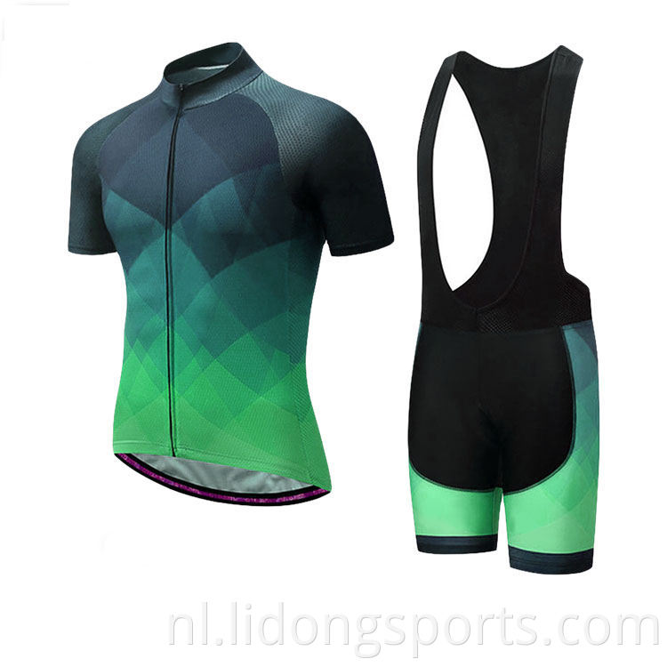 Populair fietslijtage Skin Suit Cycling -uniform voor mannen